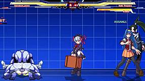 Mugen animation: Kuromaru vs Arcana Heart - erotic cartoon