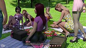 Helping the hot girls in this animated game