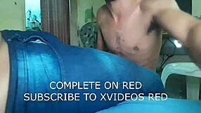 A amateur gay couple having fun with a big dick blowjob