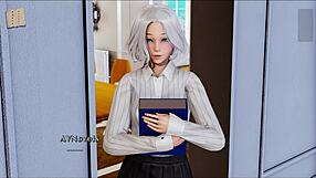 See how an Indian woman fulfils her desires in an anime-style video game