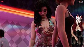 Ms. Denvers’ 40th birthday in the animated porn game