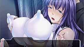 Beautiful Oppai in Shion cruel magical angel, a hentai game