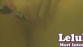 Solo female shower pleasure: Underwater shave and more