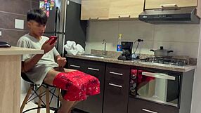 Housewife's kinky solo with trimmed pussy and deepthroat