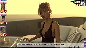 3D animated babysitter enjoys pool party on yacht in hentai game