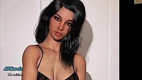 3D animated erotic game with brunette heroine and her lover
