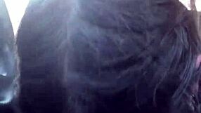 Beautiful girlfriend gives best friend a deepthroat while cruising in a car