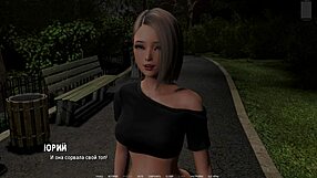 Cum in mouth and clothes ripped in this Asian-themed adult game
