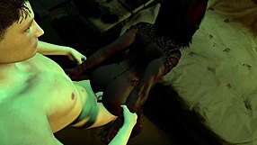 A big-cocked succubus seduces in a 3D animated hentai