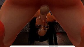 3D VR porn with busty teen and cum in mouth action