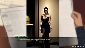 Hentai game with Lara Croft and her big tits