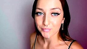 Big cock facial: Cum in mouth, facial, big cock, cock, fucking, ball licking, face fucking