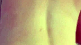 Cum in mouth and double facial on pregnant slut's narrow ass