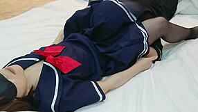 Amateur couple has hot sex with cosplay theme