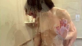 Real people try out shower sex positions with Megan Marx
