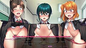 Anal sex and group fun with subtitles in anime porn game