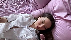 Natural tits and homemade sex with loud moans and dirty talk