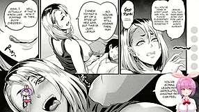 The bitchy stepsister in the hentai game gets her ass fucked hard