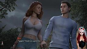 Beautiful animation of a naughty woman’s self-pleasure outdoors