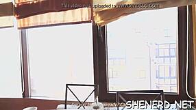 European amateurs in hardcore action with a nerdy teen