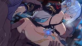 Genshin impact cosplay turns into hardcore hentai
