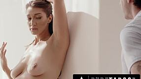 Big natural tits and rough sex with a repairman