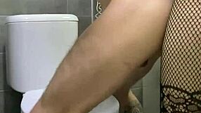 My friend and I have sex with my husband in the bathroom and he also licks her ass
