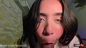 Beautiful student in miniskirt gets fucked on campus