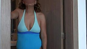 Stepson Jerks Off Groping My Tits While I’m Watched. Big Cumshots Follow!