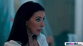 Beautiful brunette gets her stepson’s big cock in her mouth and vagina
