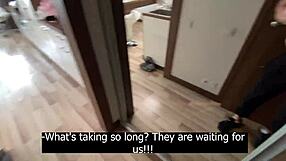 Amateur video of emo teen in a kinky suitcase scene with her step-sister