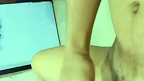 Muscular shemale unlocks chastity cage for wild anal play
