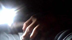 The electroman is adjusting his sex toy while stroking himself