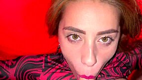 Pretty woman enjoys rough sex with ball licking and deep throat