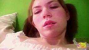 Sensual brunettes explore solo pleasure and lesbian passion
