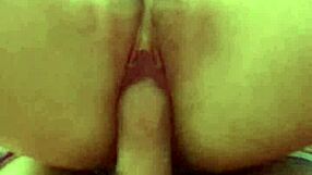 Shy student surprises with hardcore riding and messy cumshot