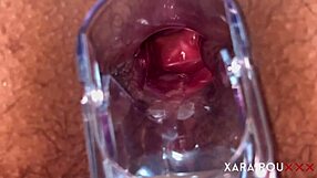 Beautiful MILF gets her ass fucked with a speculum