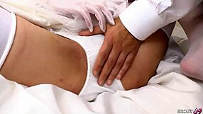 Japanese bride gets a hot creampie before the wedding