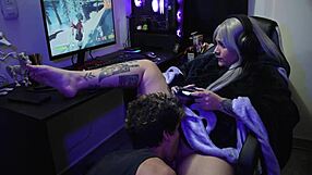 Fat Emo cosplay otaku gets it hard in the ass in public