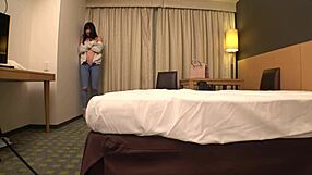 First time Japanese cutie gets hot and steamy scene in the bedroom