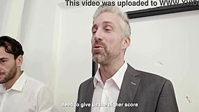 Food critic's wild anal sex and pee play scene