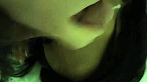 My petite Indonesian wife gets cum on her face