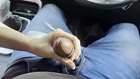 yo, step sister sucks cock in the car after workout. so hot!