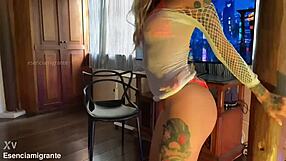 Cheating wives get fucked hard with anal toys and cum