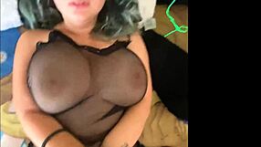 Full-fledged morning wood action with big bouncing tits