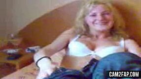 Free amateur porn video with a blonde teen