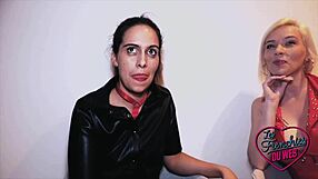 Joy and Oletsha are two beautiful women who want to have sex with a man