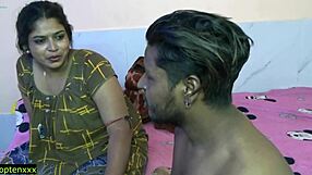 Beautiful pussy sex with an old village bhabhi