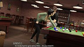 3D visual novel with curvy girls from the University of problems