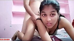 Bhabhi's tight pussy gets pounded in various positions